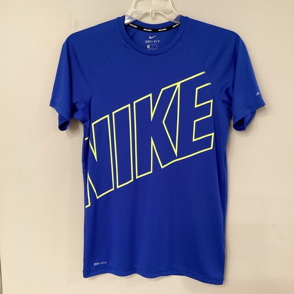 Nike Men’s Small Dri-Fit Shirt in Royal Blue & Yellow NWOT